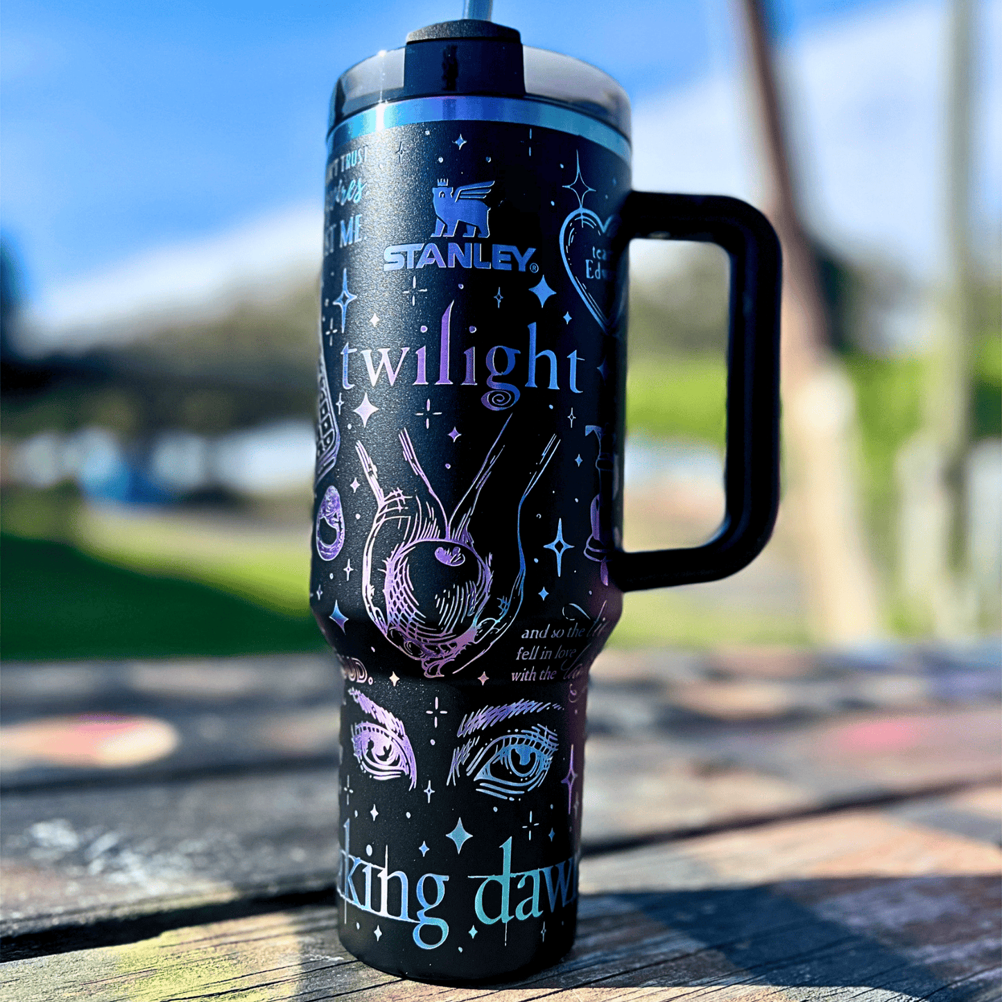 Exclusivo: Garrafa Térmica 1.2L Edição Especial Crepúsculo Twilight Customizada Gravação Laser + *BRINDE 1x Chaveiro Exclusivo* - EDIÇÃO LIMITADA