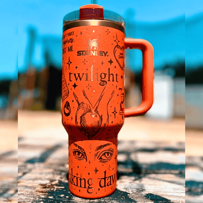 Exclusivo: Garrafa Térmica 1.2L Edição Especial Crepúsculo Twilight Customizada Gravação Laser + *BRINDE 1x Chaveiro Exclusivo* - EDIÇÃO LIMITADA
