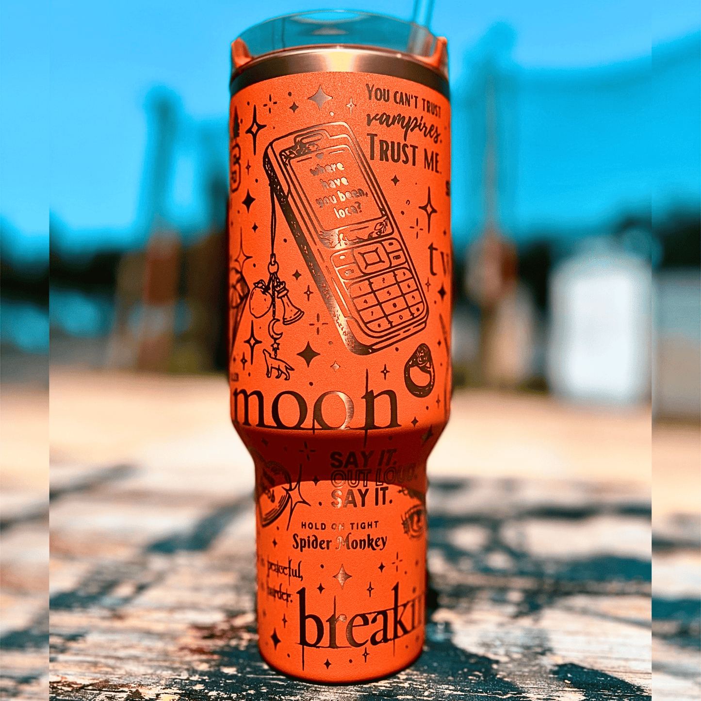 Exclusivo: Garrafa Térmica 1.2L Edição Especial Crepúsculo Twilight Customizada Gravação Laser + *BRINDE 1x Chaveiro Exclusivo* - EDIÇÃO LIMITADA