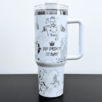 Exclusivo: Garrafa Térmica 1.2L Edição Especial Santos Customizada Gravação Laser + *BRINDE 1x Chaveiro Exclusivo* - EDIÇÃO LIMITADA