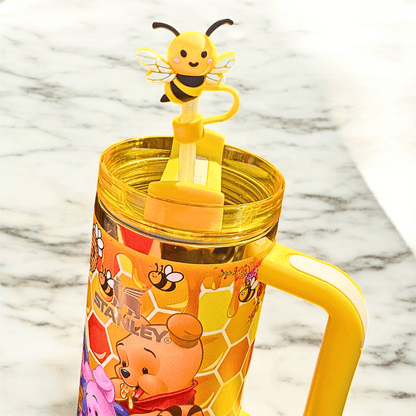 Exclusivo: Garrafa Térmica 1.2L Edição Especial Ursinho Pooh Caixa Customizada + *BRINDE 1x Chaveiro Exclusivo* - EDIÇÃO LIMITADA