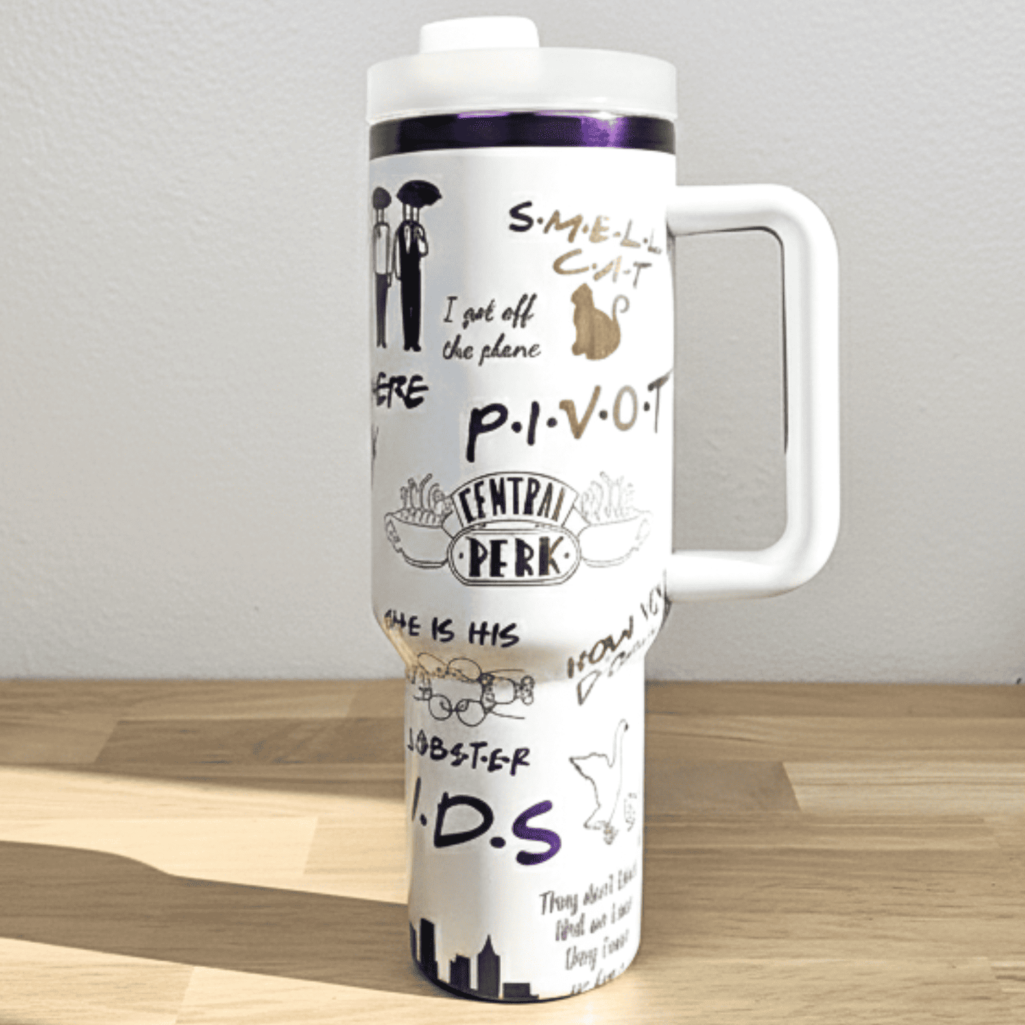 Exclusivo: Garrafa Térmica 1.2L Edição Especial Friends Customizada Gravação Laser + *BRINDE 1x Chaveiro Exclusivo* - EDIÇÃO LIMITADA