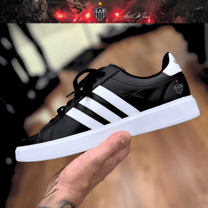 Exclusivo: Tênis Grand Court Signature Customizado Galo ATL Mineiro + *BRINDE 1x Caneca Oficial* - EDIÇÃO LIMITADA
