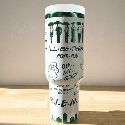 Exclusivo: Garrafa Térmica 1.2L Edição Especial Friends Customizada Gravação Laser + *BRINDE 1x Chaveiro Exclusivo* - EDIÇÃO LIMITADA