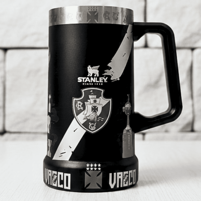 Exclusivo: Caneca Térmica 710ml Edição Especial Vasco Customizada Gravação Laser + *BRINDE 1x Chaveiro Exclusivo* - EDIÇÃO LIMITADA