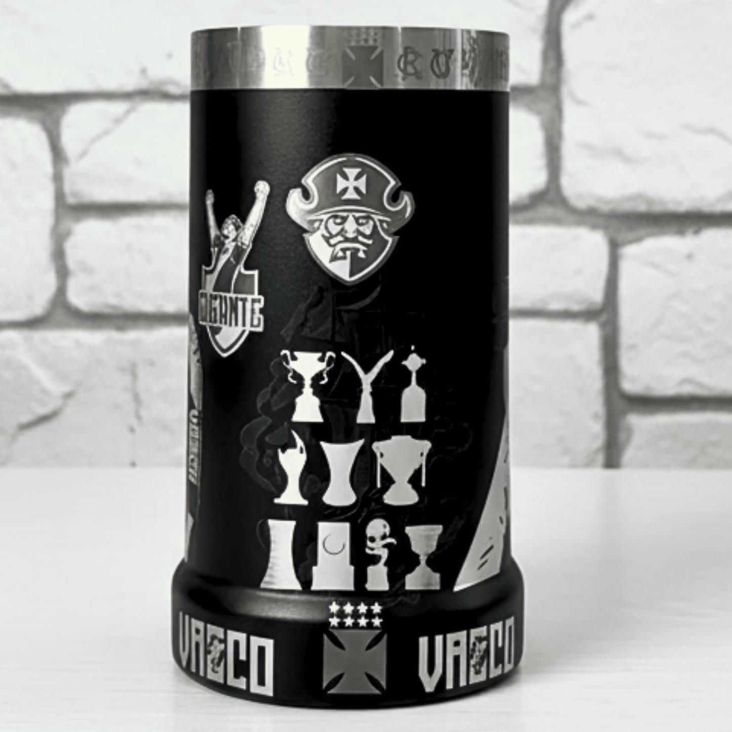 Exclusivo: Caneca Térmica 710ml Edição Especial Vasco Customizada Gravação Laser + *BRINDE 1x Chaveiro Exclusivo* - EDIÇÃO LIMITADA