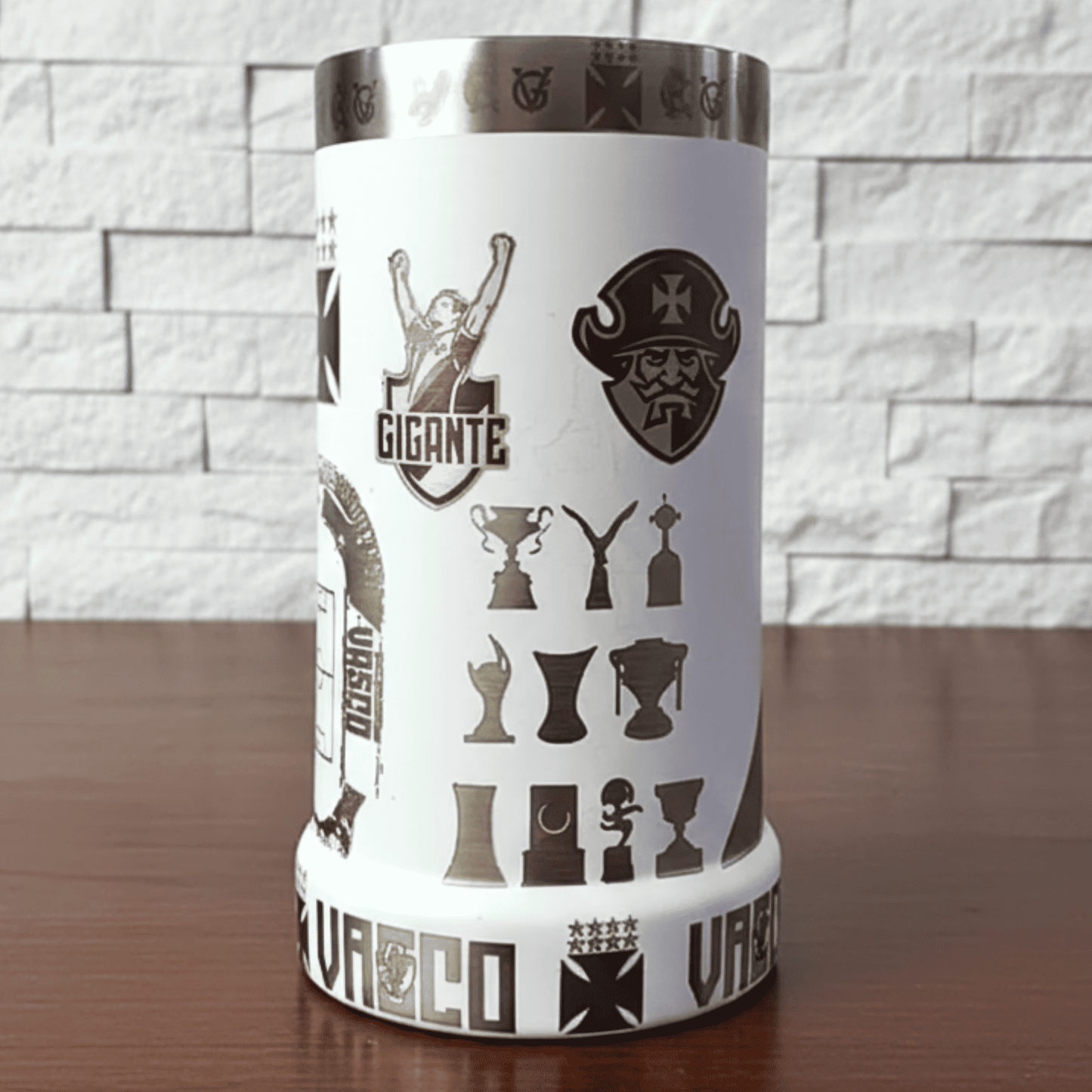 Exclusivo: Caneca Térmica 710ml Edição Especial Vasco Customizada Gravação Laser + *BRINDE 1x Chaveiro Exclusivo* - EDIÇÃO LIMITADA