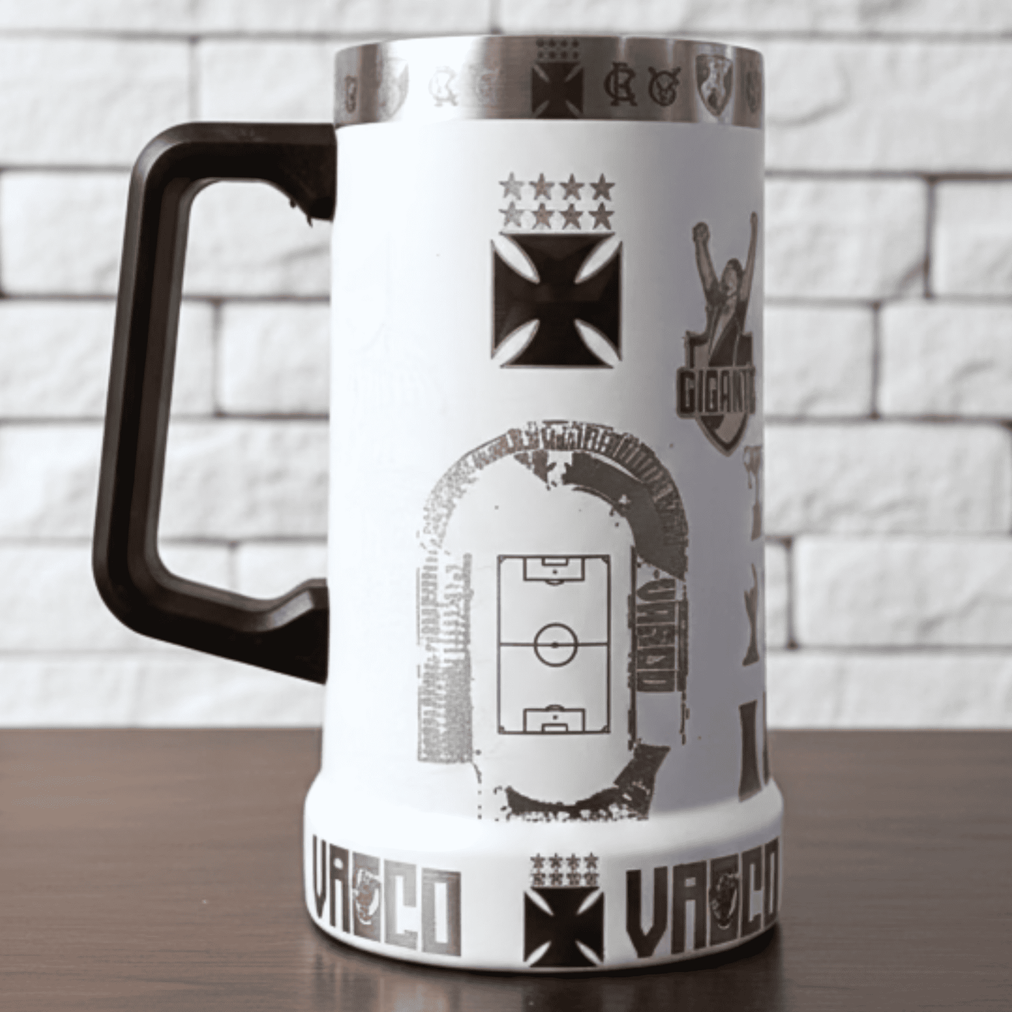 Exclusivo: Caneca Térmica 710ml Edição Especial Vasco Customizada Gravação Laser + *BRINDE 1x Chaveiro Exclusivo* - EDIÇÃO LIMITADA