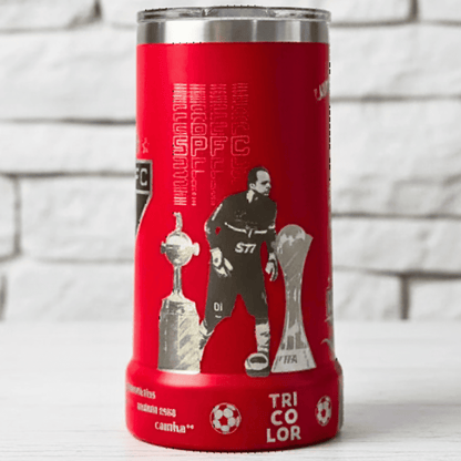 Exclusivo: Caneca Térmica 710ml Edição Especial São Paulo Tri Mundial Customizada Gravação Laser + *BRINDE 1x Chaveiro Exclusivo* - EDIÇÃO LIMITADA