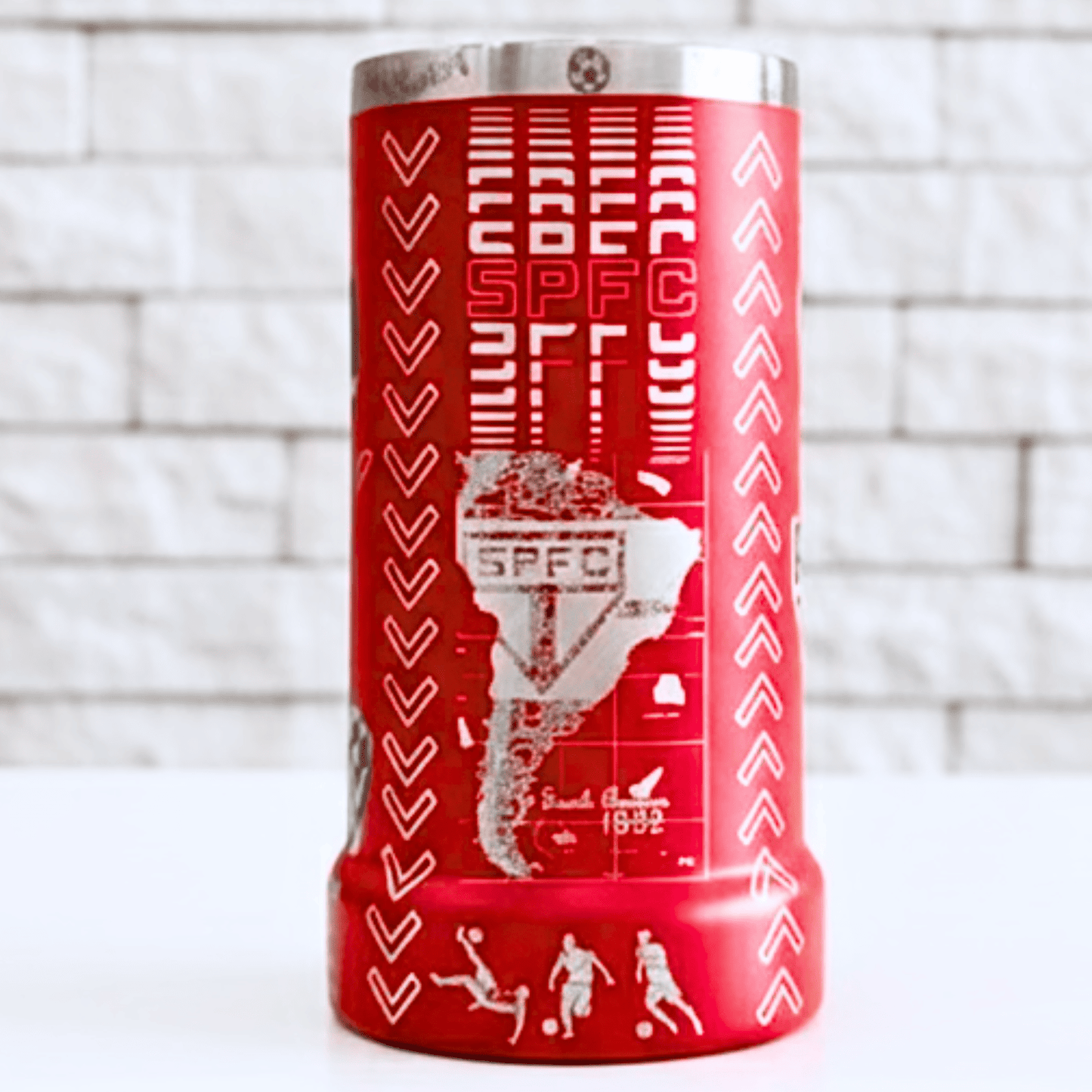 Exclusivo: Caneca Térmica 710ml Edição Especial São Paulo Tri Mundial Customizada Gravação Laser + *BRINDE 1x Chaveiro Exclusivo* - EDIÇÃO LIMITADA