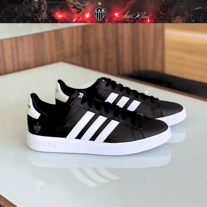 Exclusivo: Tênis Grand Court Signature Customizado Galo ATL Mineiro + *BRINDE 1x Caneca Oficial* - EDIÇÃO LIMITADA