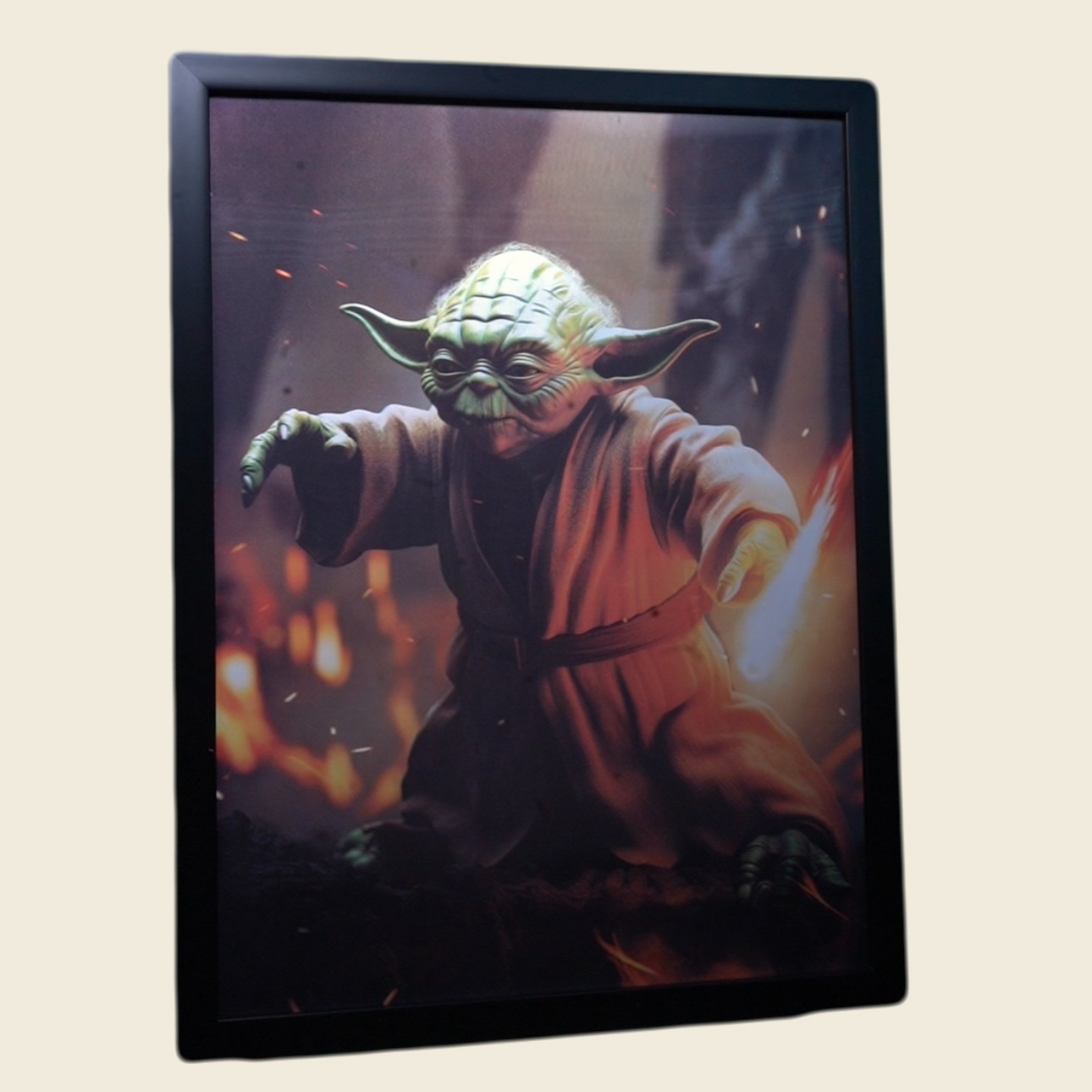 Exclusivo: Quadro 3D Decorativo Lenticular SW 35x45cm Emoldurado + *BRINDE 1x Chaveiro Exclusivo* - EDIÇÃO LIMITADA