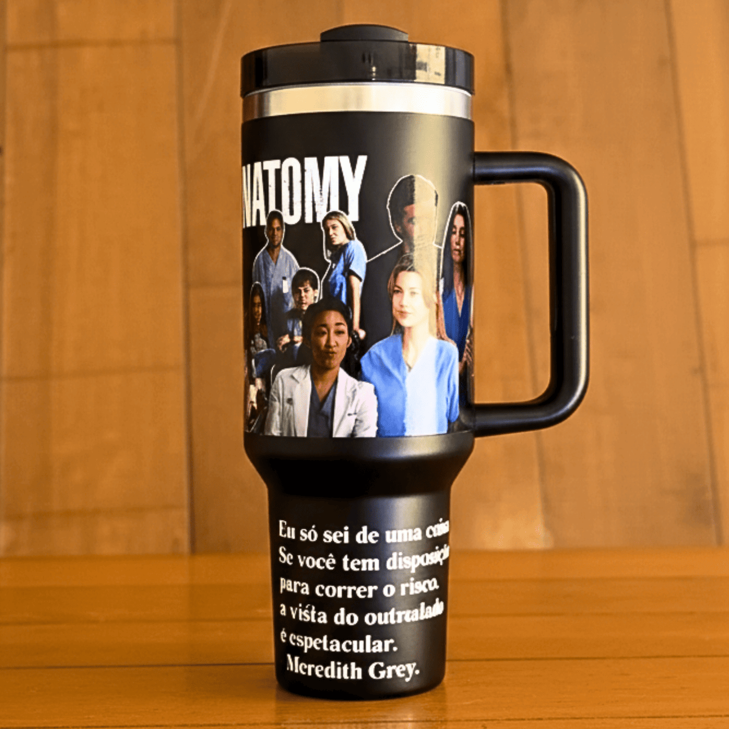 Exclusivo: Garrafa Térmica 1.2L Especial Greys Anatomy Customizada Gravação Permanente + *BRINDE 1x Chaveiro Exclusivo* - EDIÇÃO LIMITADA