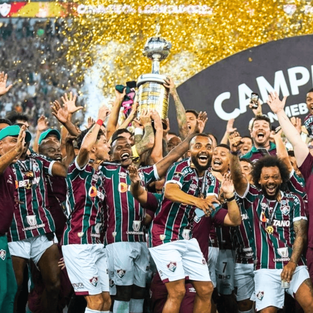 Exclusivo: Quadro de Medalhas Fluzão Multicampeão 2023 Libertadores e Carioca Moldura de Madeira 33x33cm + *BRINDE 1x Caneca* - EDIÇÃO LIMITADA