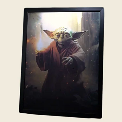 Exclusivo: Quadro 3D Decorativo Lenticular SW 35x45cm Emoldurado + *BRINDE 1x Chaveiro Exclusivo* - EDIÇÃO LIMITADA