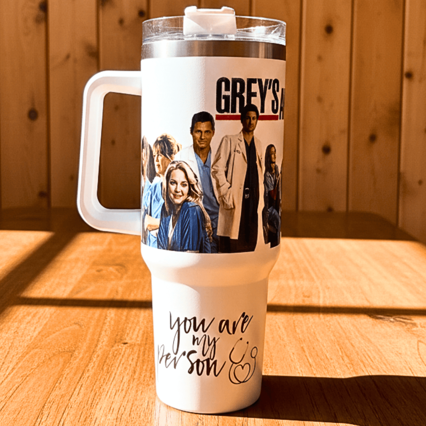 Exclusivo: Garrafa Térmica 1.2L Especial Greys Anatomy Customizada Gravação Permanente + *BRINDE 1x Chaveiro Exclusivo* - EDIÇÃO LIMITADA