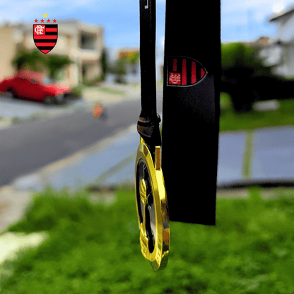 Exclusivo: Quadro de Medalhas Mengão Fla Multicampeão 2019 Libertadores e Brasileirão Moldura de Madeira 33x33cm + *BRINDE 1x Caneca* - EDIÇÃO LIMITADA