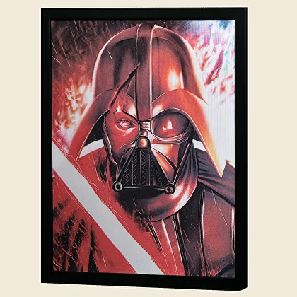 Exclusivo: Quadro 3D Decorativo Lenticular SW 35x45cm Emoldurado + *BRINDE 1x Chaveiro Exclusivo* - EDIÇÃO LIMITADA