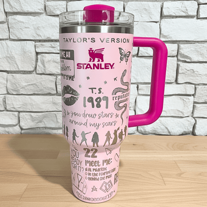 Exclusivo: Garrafa Térmica 1.2L Edição Especial Taylor Eras Tour Customizada Gravação Laser + *BRINDE 1x Chaveiro Exclusivo* - EDIÇÃO LIMITADA