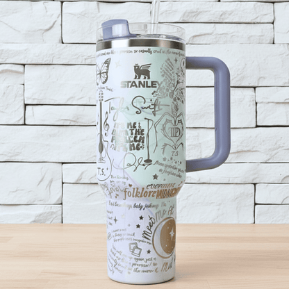 Exclusivo: Garrafa Térmica 1.2L Edição Especial Taylor Eras Tour Customizada Gravação Laser + *BRINDE 1x Chaveiro Exclusivo* - EDIÇÃO LIMITADA