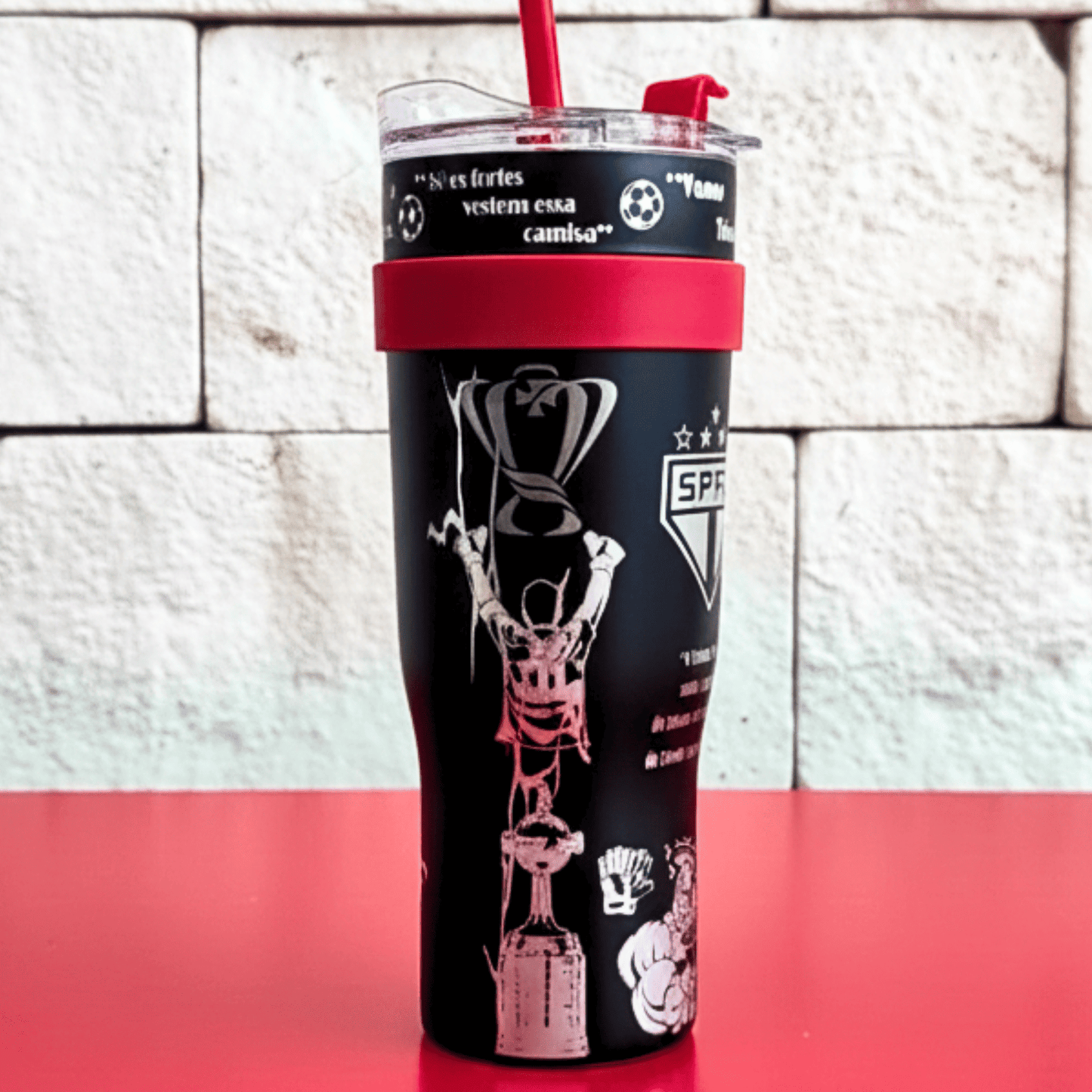 Exclusivo: Garrafa Térmica 1.2L Edição Especial São Paulo Customizada Gravação Laser + *BRINDE 1x Chaveiro Exclusivo* - EDIÇÃO LIMITADA