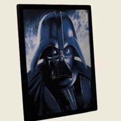 Exclusivo: Quadro 3D Decorativo Lenticular SW 35x45cm Emoldurado + *BRINDE 1x Chaveiro Exclusivo* - EDIÇÃO LIMITADA