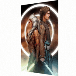 Exclusivo: Quadro 3D Decorativo Lenticular SW 35x45cm Emoldurado + *BRINDE 1x Chaveiro Exclusivo* - EDIÇÃO LIMITADA