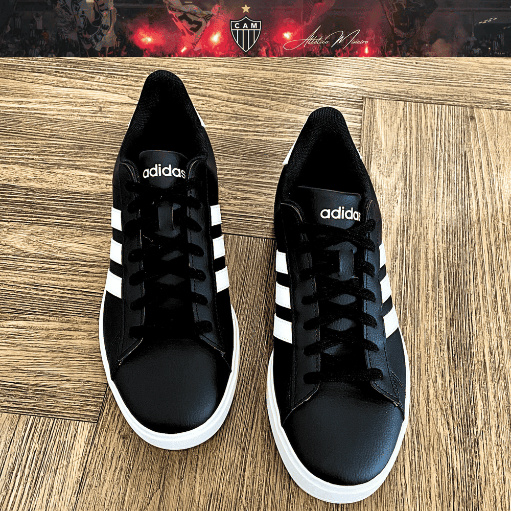 Exclusivo: Tênis Grand Court Signature Customizado Galo ATL Mineiro + *BRINDE 1x Caneca Oficial* - EDIÇÃO LIMITADA