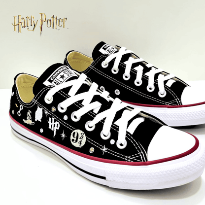 Exclusivo: Tênis All Star Customizados Bordados de HP + *BRINDE 1x Caneca Oficial* - EDIÇÃO LIMITADA