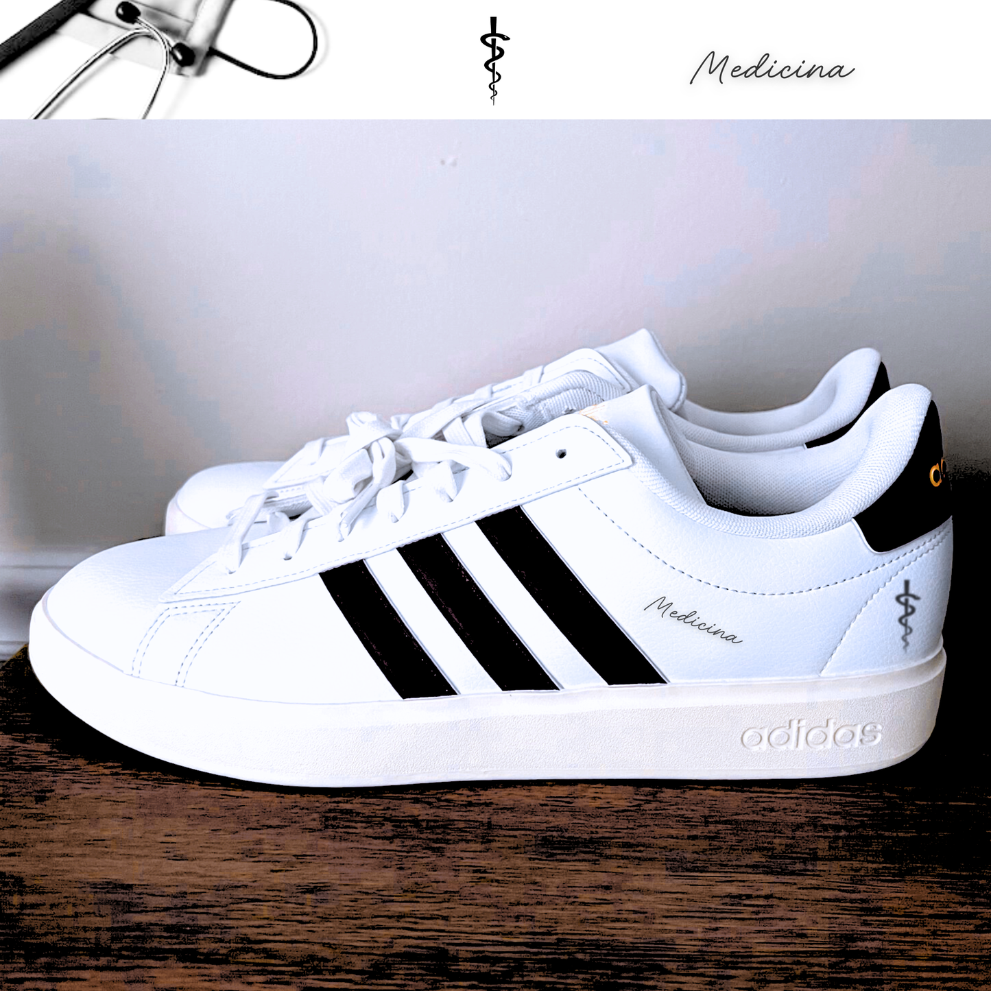 Exclusivo: Tênis Grand Court e VL Court 3.0 Signature Customizado de Medicina + *BRINDE 1x Caneca* - EDIÇÃO LIMITADA