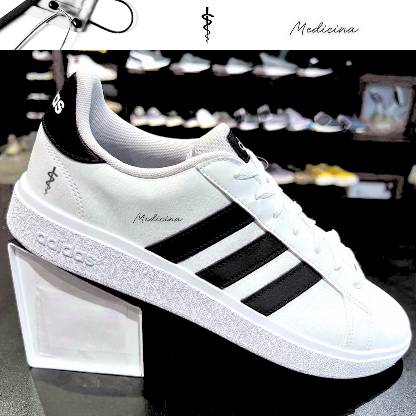 Exclusivo: Tênis Grand Court e VL Court 3.0 Signature Customizado de Medicina + *BRINDE 1x Caneca* - EDIÇÃO LIMITADA