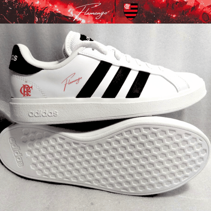 Exclusivo: Tênis Grand Court e VL Court 3.0 Signature Nova Versão Customizada do Mengão + *BRINDE 1x Caneca* - EDIÇÃO LIMITADA