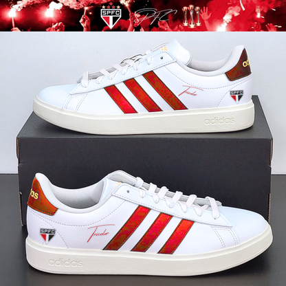 Exclusivo: Tênis Grand Court e VL Court 3.0 Signature Customizado do São Paulo + *BRINDE 1x Caneca Oficial* - EDIÇÃO LIMITADA