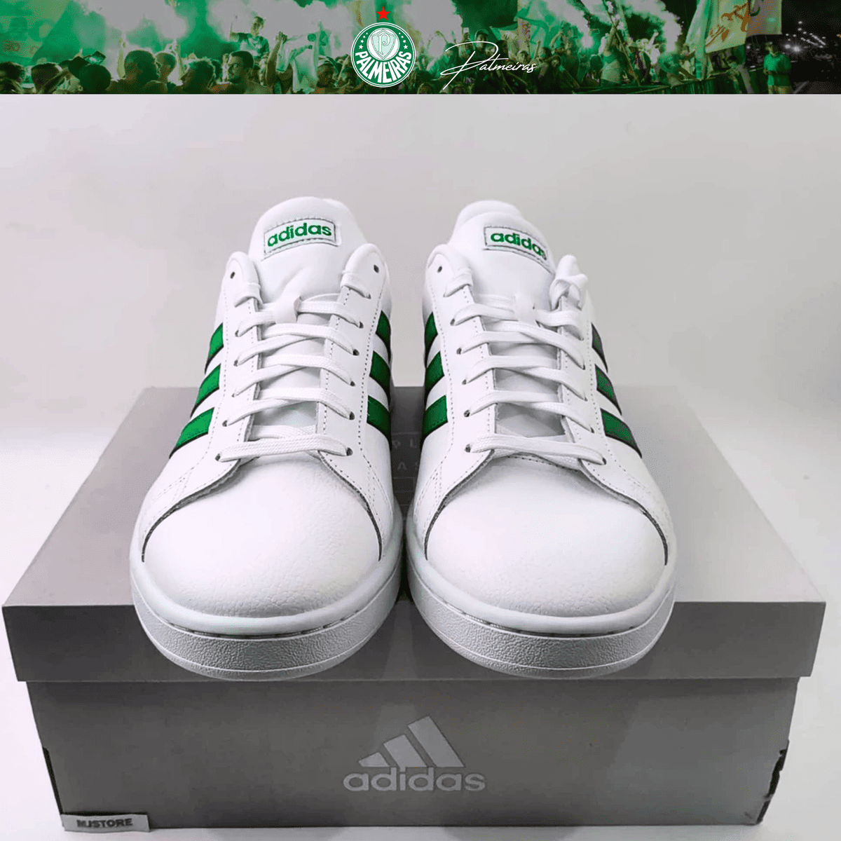 Exclusivo: Tênis Grand Court e VL Court 3.0 Signature Customizado Verdão Palestra Itália + *BRINDE 1x Caneca Oficial* - EDIÇÃO LIMITADA