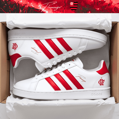 Exclusivo: Tênis Grand Court e VL Court 3.0 Signature Customizado do Mengão CRF + *BRINDE 1x Caneca Oficial* - EDIÇÃO LIMITADA