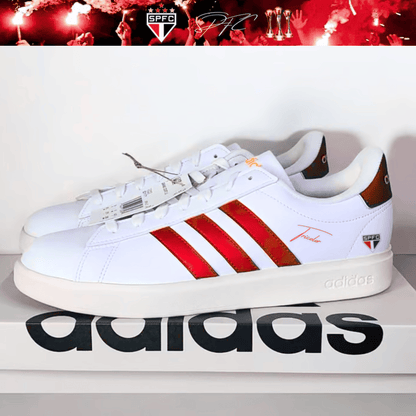 Exclusivo: Tênis Grand Court e VL Court 3.0 Signature Customizado do São Paulo + *BRINDE 1x Caneca Oficial* - EDIÇÃO LIMITADA