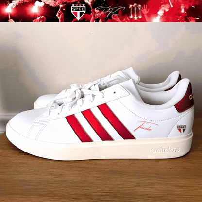 Exclusivo: Tênis Grand Court e VL Court 3.0 Signature Customizado do São Paulo + *BRINDE 1x Caneca Oficial* - EDIÇÃO LIMITADA
