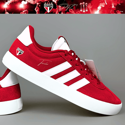 Exclusivo: Tênis Grand Court e VL Court 3.0 Signature Customizado do São Paulo + *BRINDE 1x Caneca Oficial* - EDIÇÃO LIMITADA