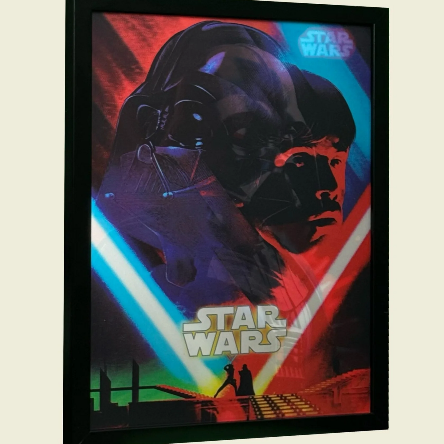 Exclusivo: Quadro 3D Decorativo Lenticular SW 35x45cm Emoldurado + *BRINDE 1x Chaveiro Exclusivo* - EDIÇÃO LIMITADA