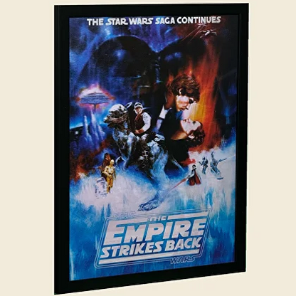 Exclusivo: Quadro 3D Decorativo Lenticular SW 35x45cm Emoldurado + *BRINDE 1x Chaveiro Exclusivo* - EDIÇÃO LIMITADA