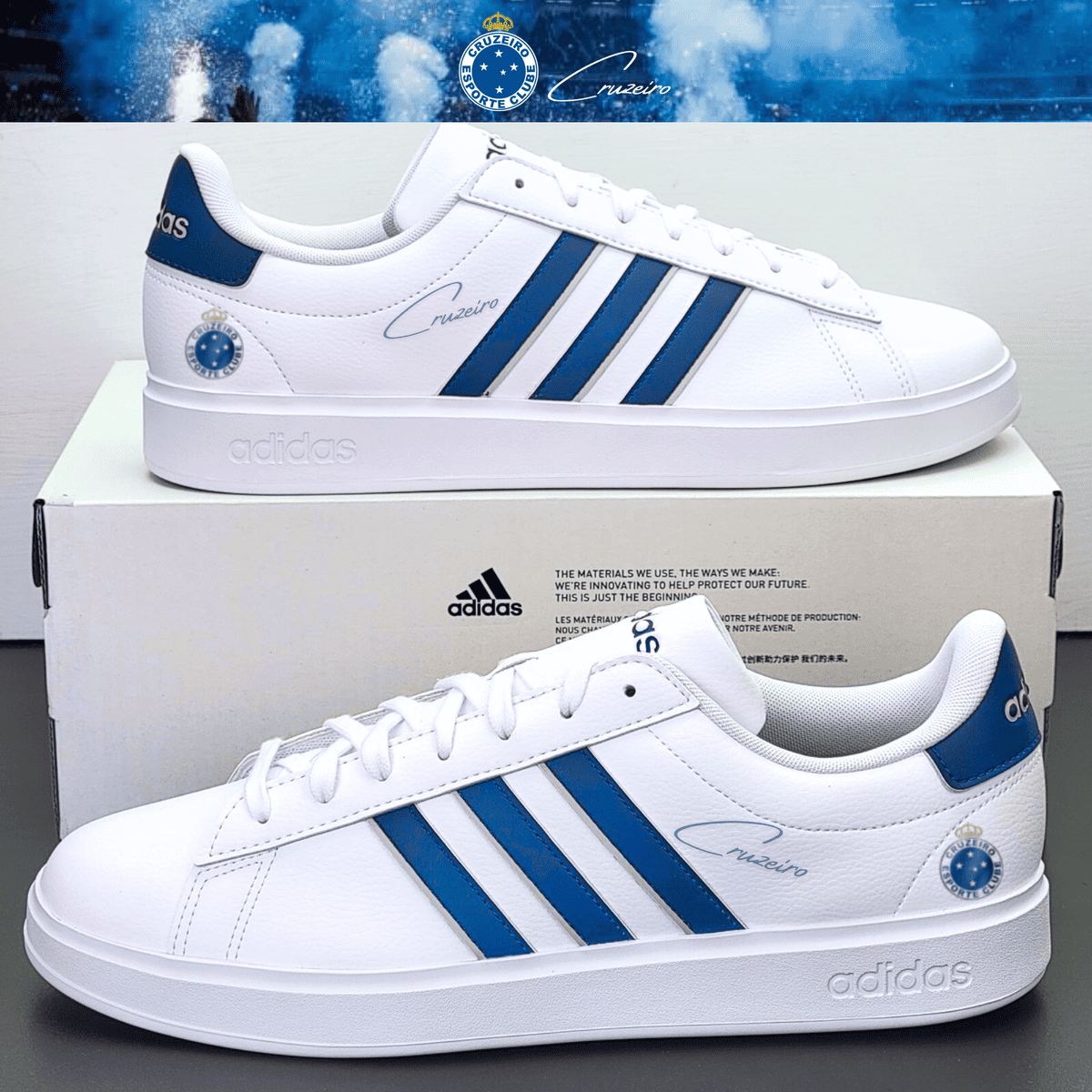 Exclusivo: Tênis Grand Court e VL Court 3.0 Signature Customizado do Cabuloso + *BRINDE 1x Caneca Oficial* - EDIÇÃO LIMITADA